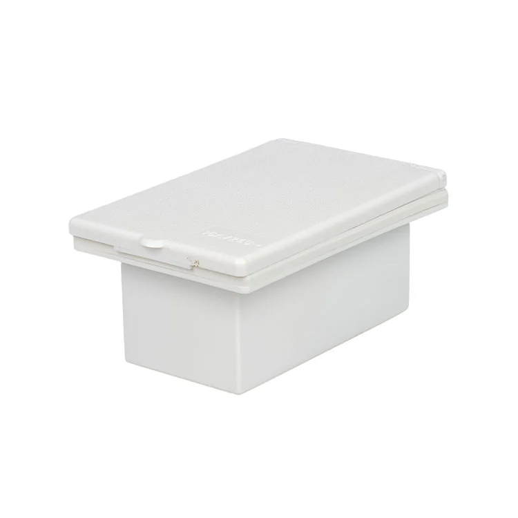 Caja de enchufes rectangulares para vehículos recreativos de la UE